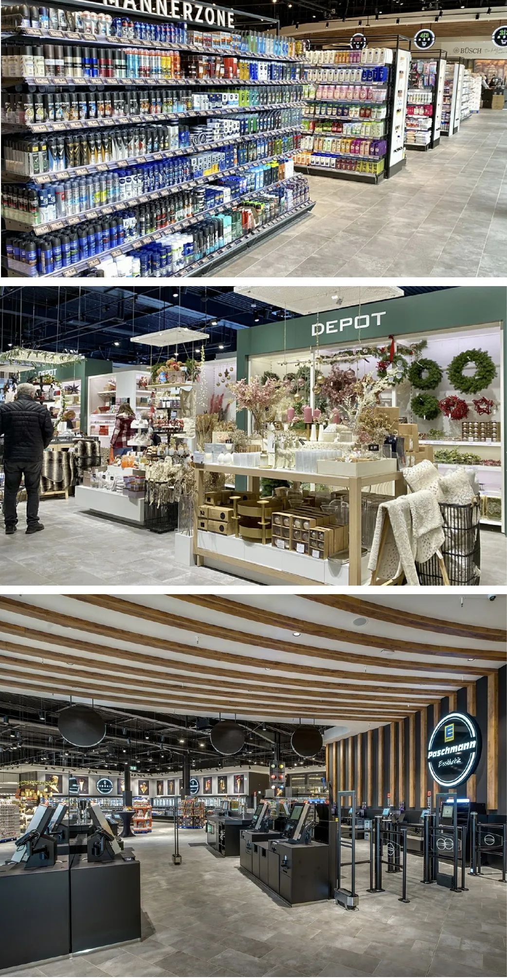 英国百年超市陈列欣赏,德国超市货架图解