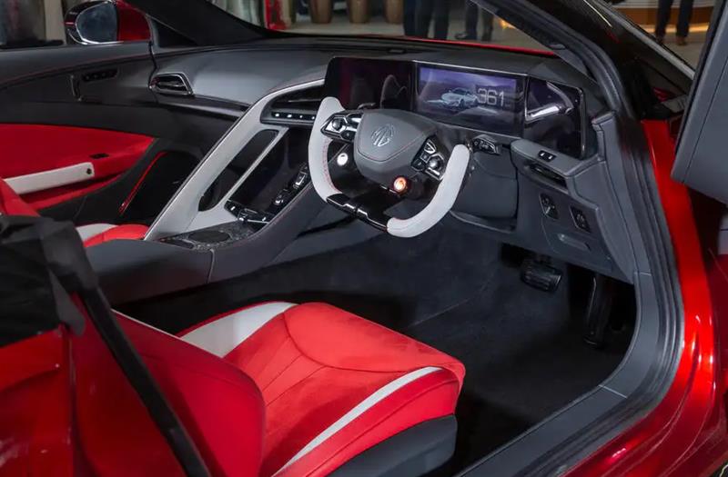 mg名爵cyberster敞篷跑车,mg双座敞篷跑车实车首曝