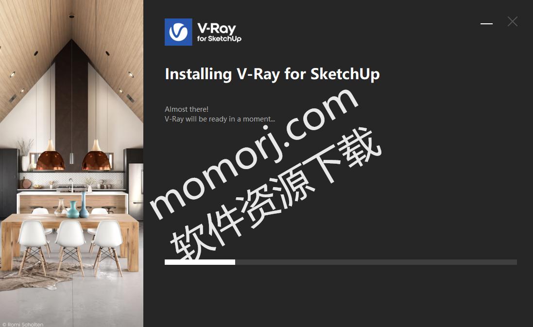 vray6.0草图大师渲染大图参数设置,草图大师渲染器vray6.0安装教程