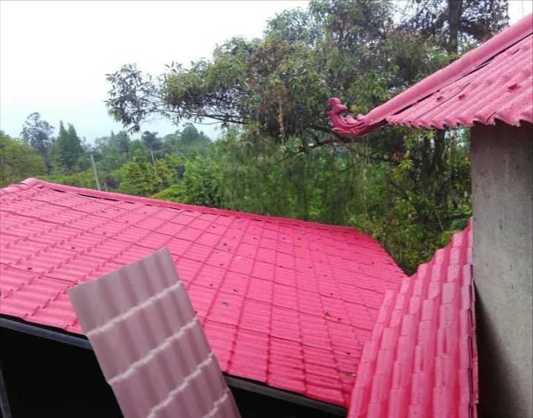 自建房房顶琉璃瓦利弊,树脂瓦红顶白底好用