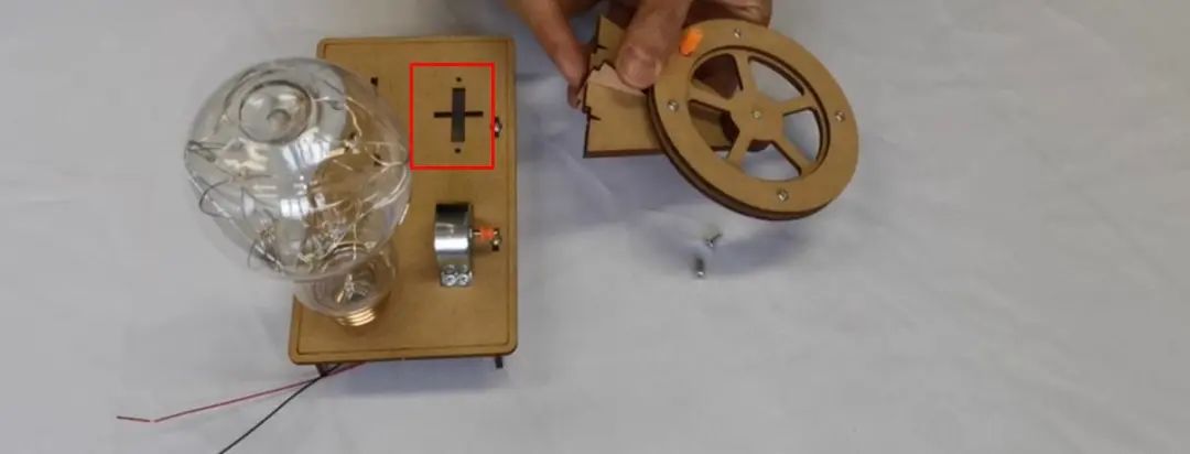 科学小制作发电灯,手工制作磁铁发电节能灯