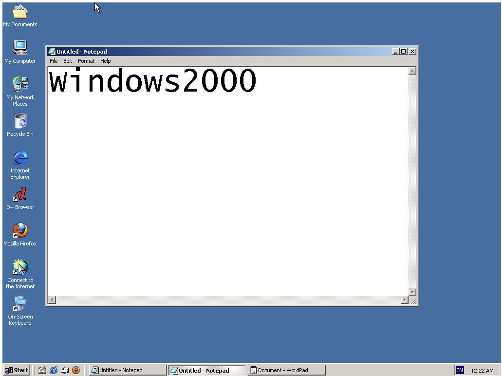 你见过在浏览器中运行的Windows2000吗？
