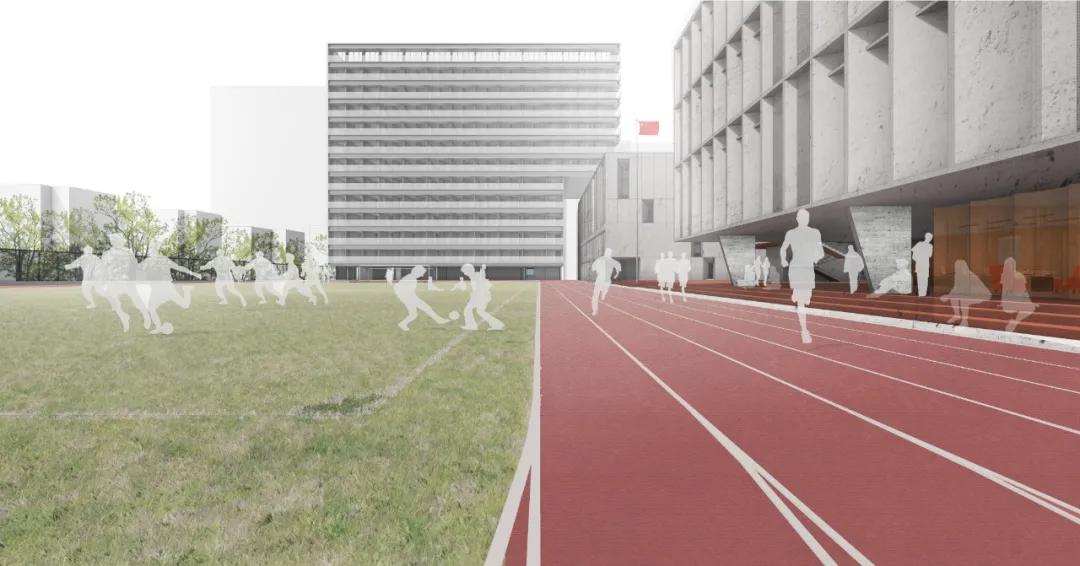 梅林中学改造方案,福田梅林中学改建