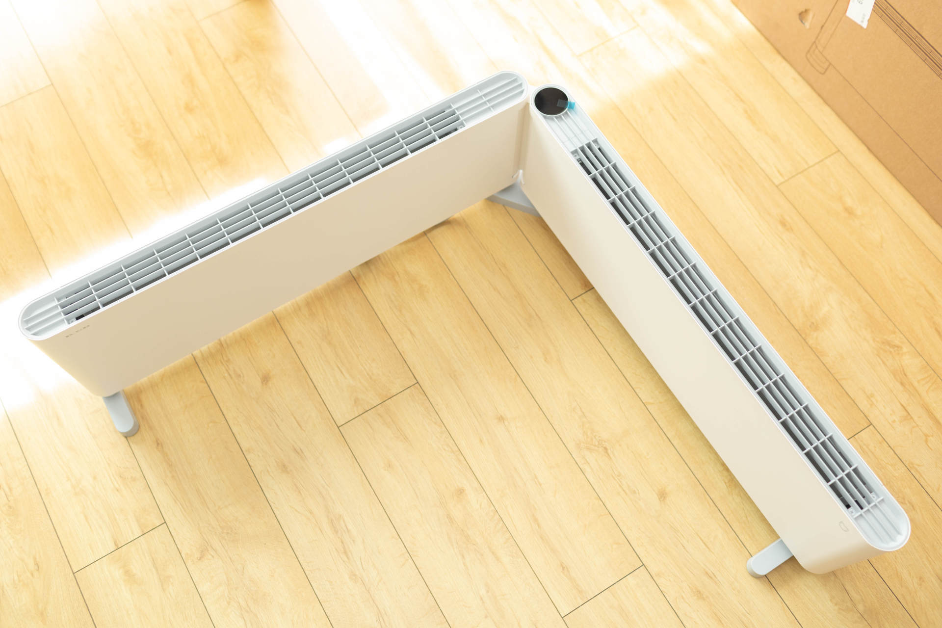 米家石墨烯折叠踢脚线电暖器操作,米家石墨烯折叠踢脚线取暖器测评