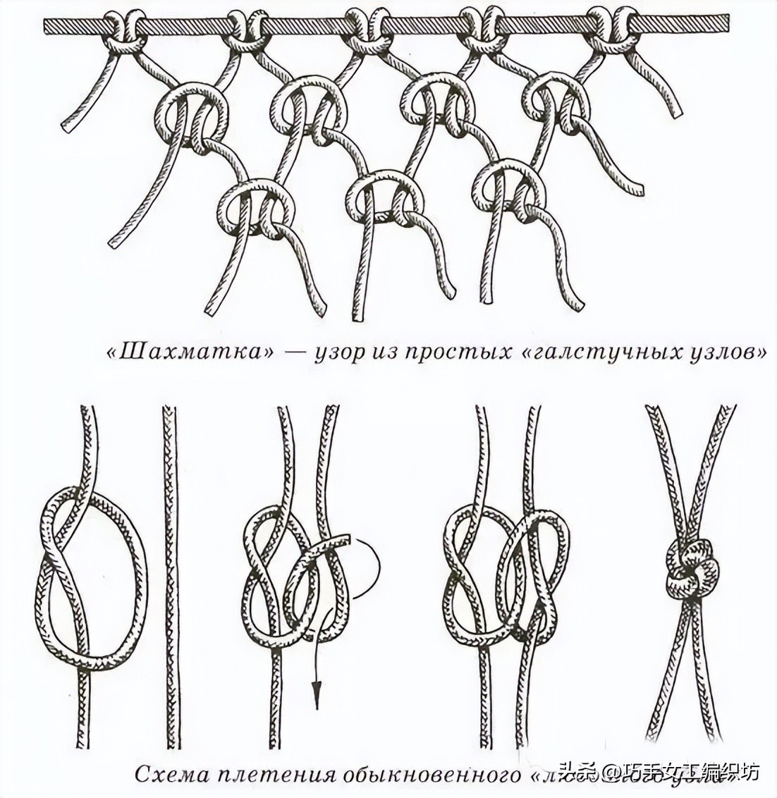 简单绳子编包包不用钩针,棉线绳编包包教程全过程