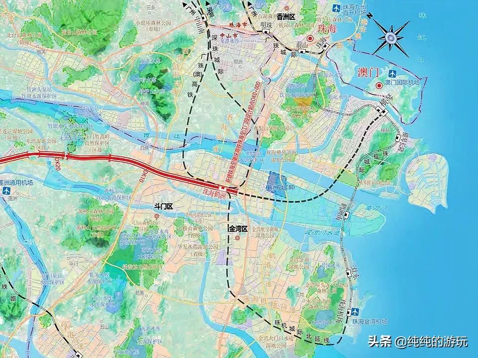 珠海至肇庆高铁最新规划图,广州至珠海高铁最新规划