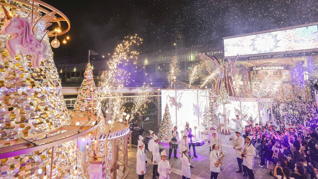 香港圣诞节海港城,香港圣诞节浓浓的气氛街道