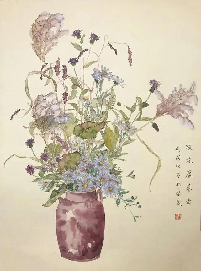 没骨花卉创作,没骨花卉是什么