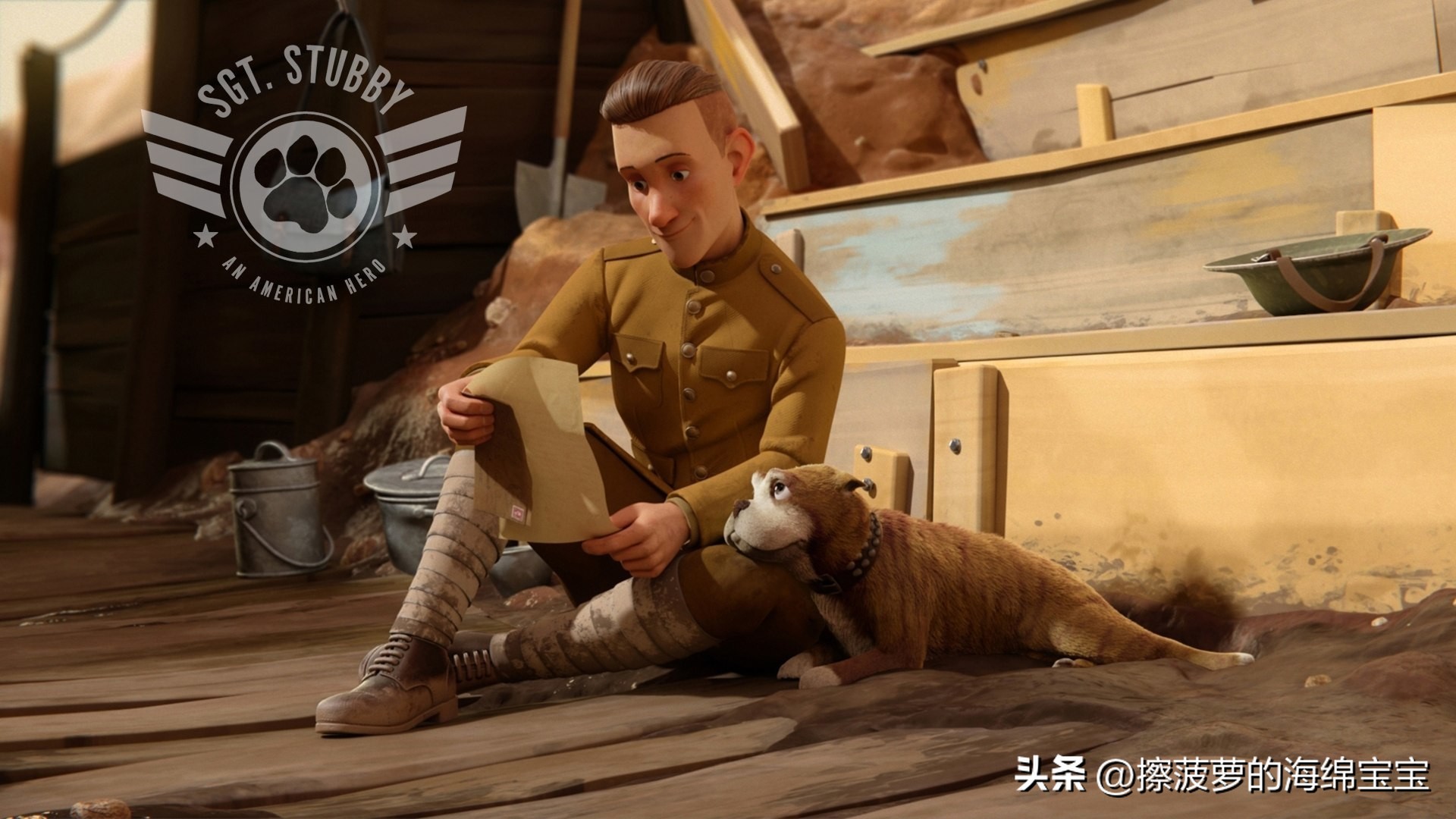 二战军犬传奇故事,一战斯塔比原型事件