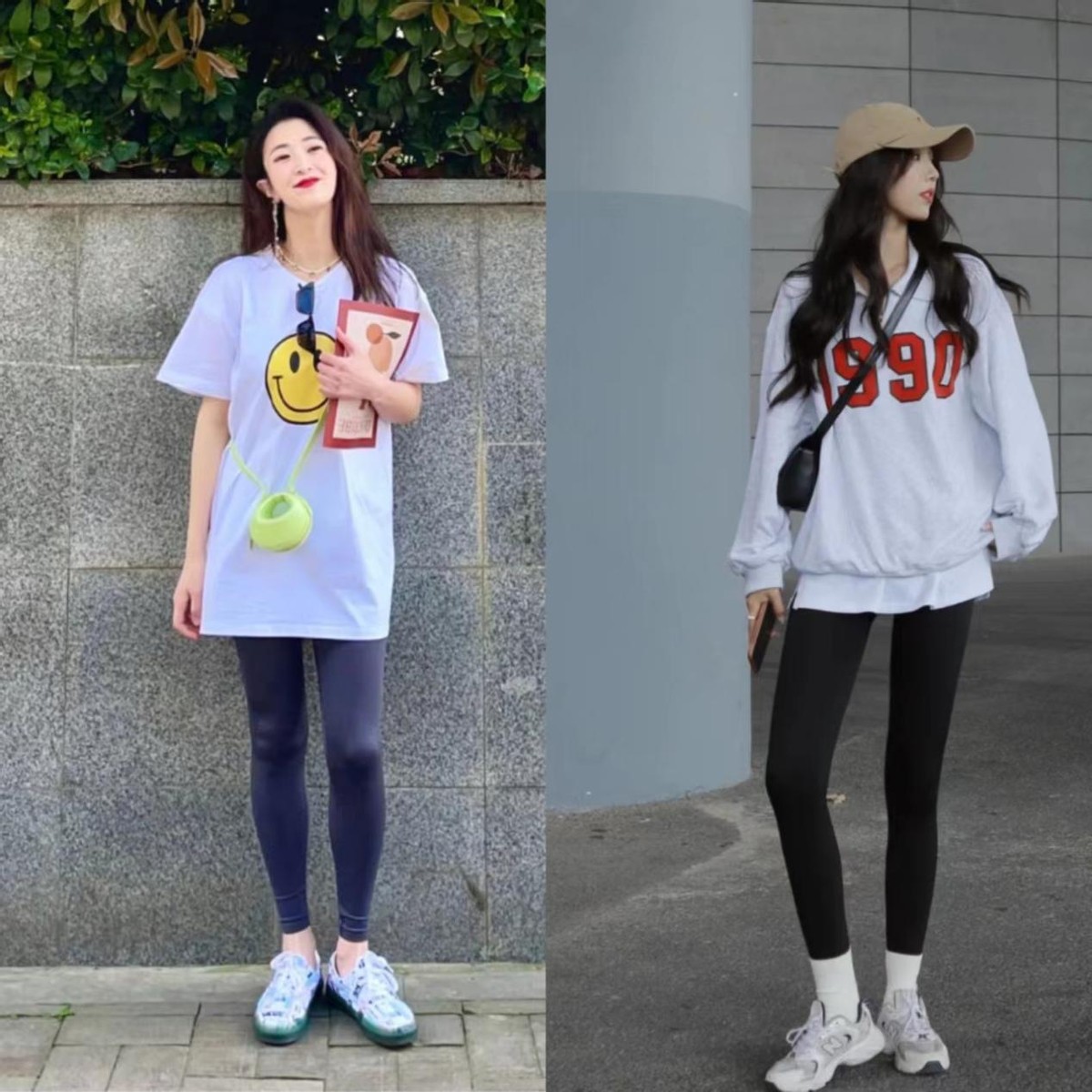 这个秋天就这样穿搭鲨鱼裤,这是我见过最潮的搭配