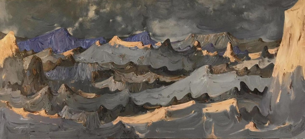 风景后期水墨,风景后期前后对比