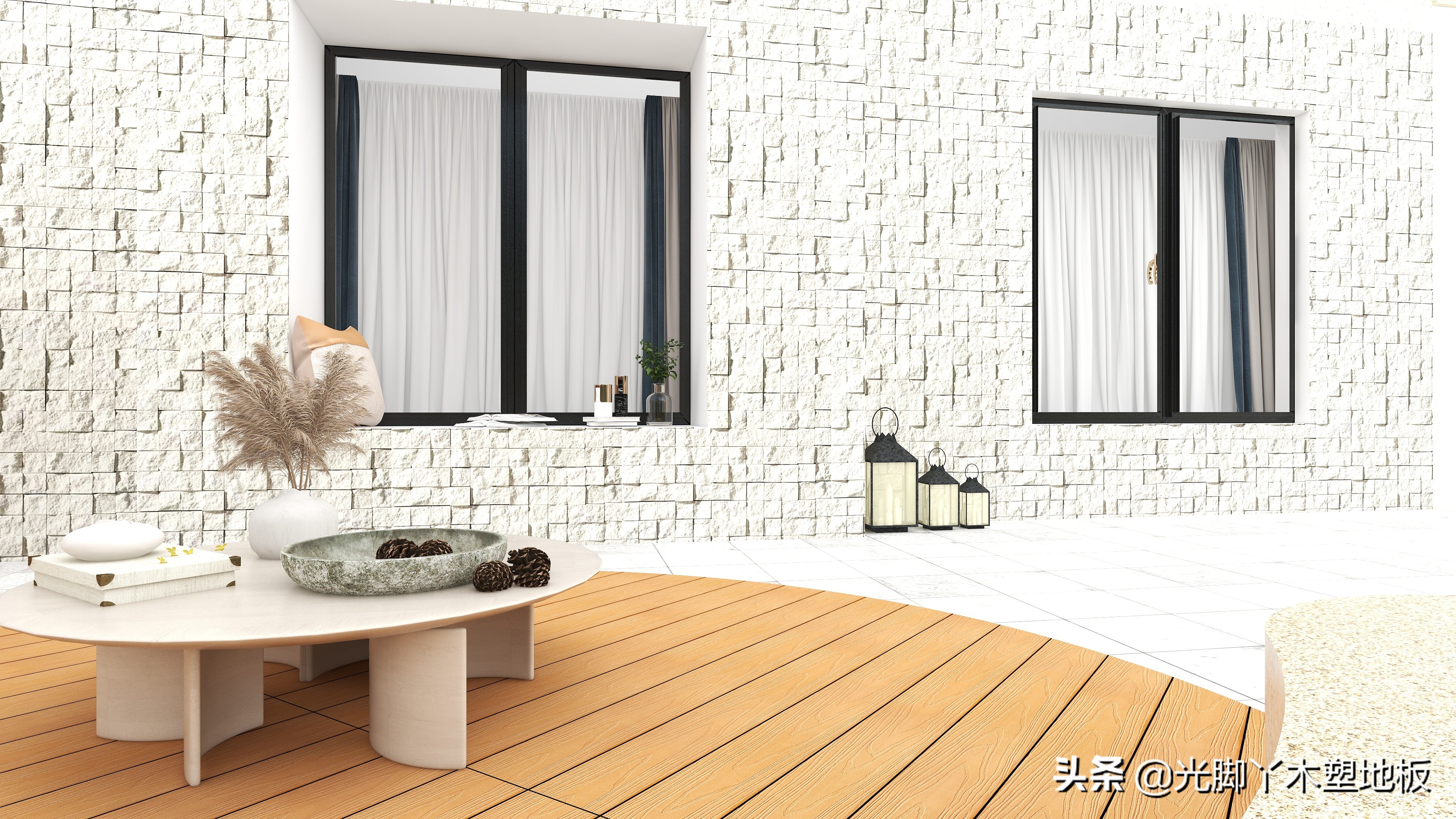 木塑/塑木地板如何安装呢？今天先简单分享一下，后面再细化操作