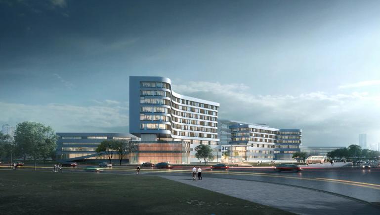 新人民医院效果图,人民医院新院效果图