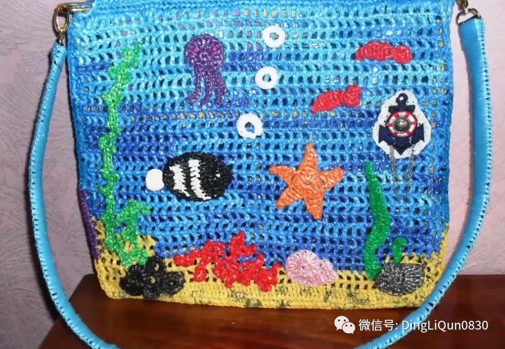 针织包包手工图纸,针织包作品