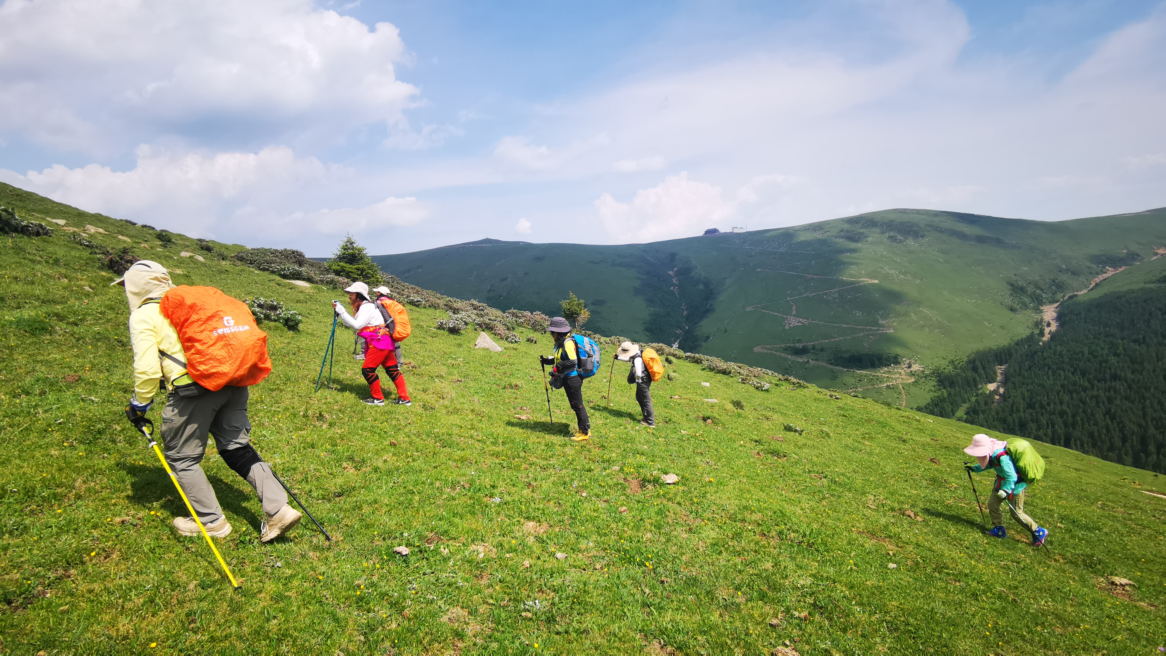 端午节五台山三日大五朝台第二天（西台-中台-插旗台-澡浴池）