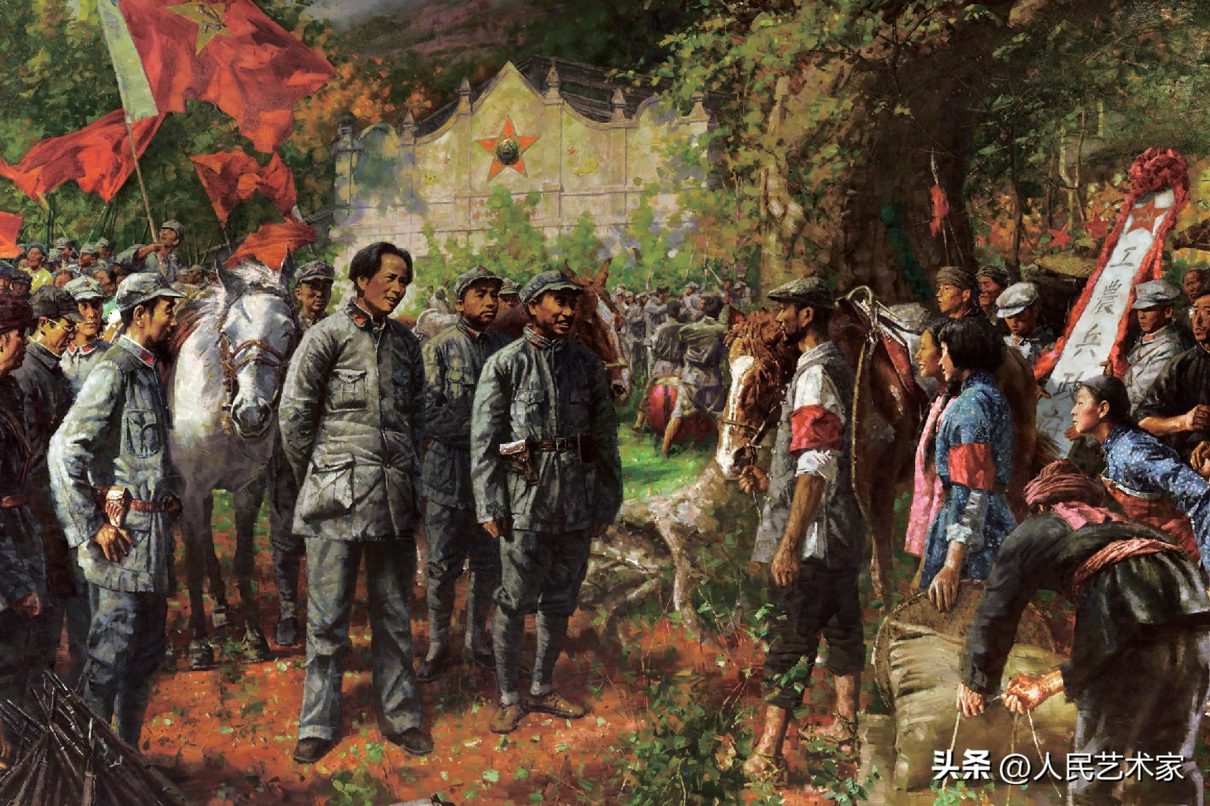 它被誉为“共和国摇篮”，“毛主席”的称呼从这里叫响，人民代表大会制度从这里走来