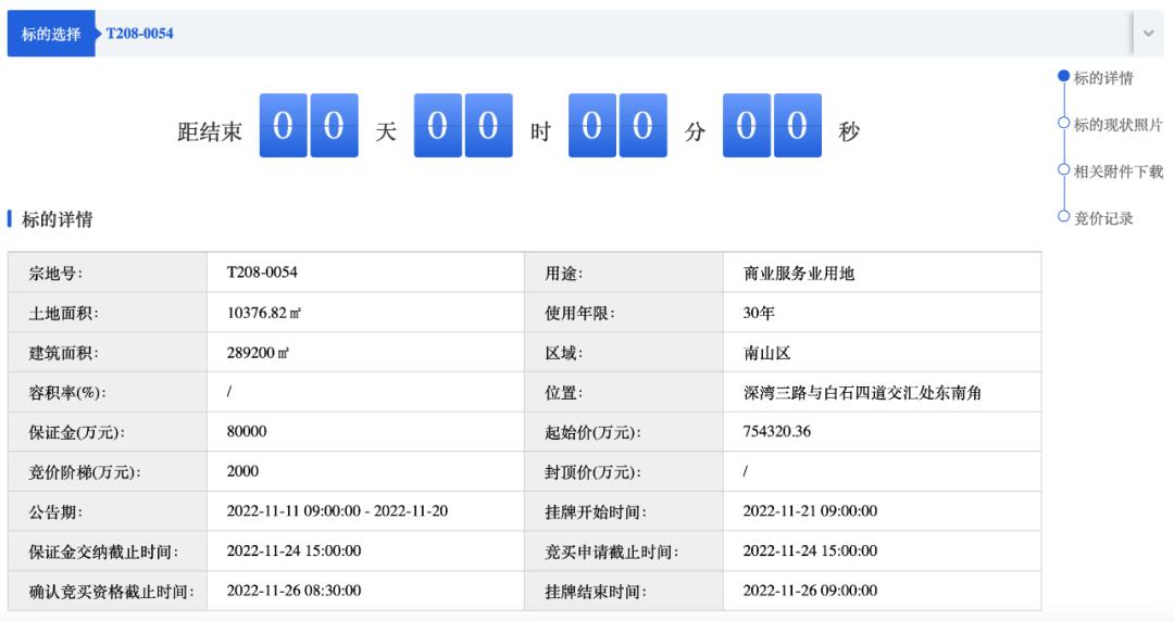 恒大地产深圳湾拿地,恒大深圳湾超级总部基地地块