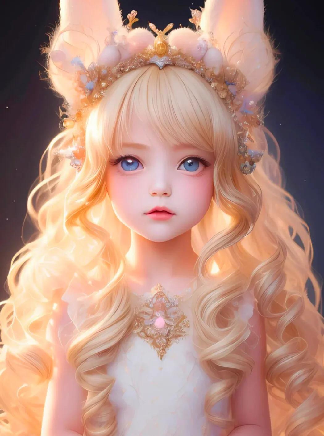 超萌娃娃头像,卡通布娃娃头像可爱呆萌