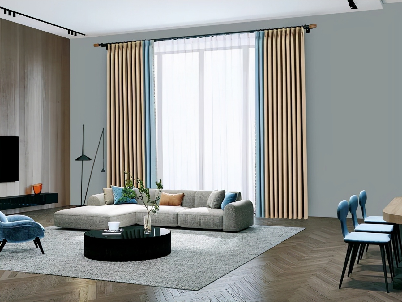 颜值高的窗帘,自己家窗帘怎么装好看又美观