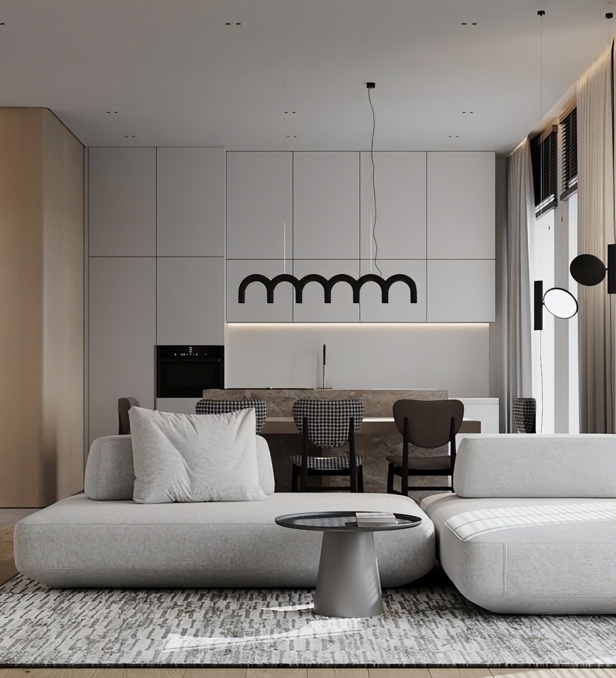 装修风格大全2022新款轻奢风玄关,小三室2022装修风格现代简约轻奢