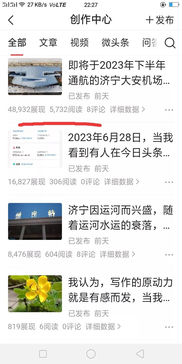 *今条头日**的流量密码就是写阅读量大的话题和3000字左右的长文章