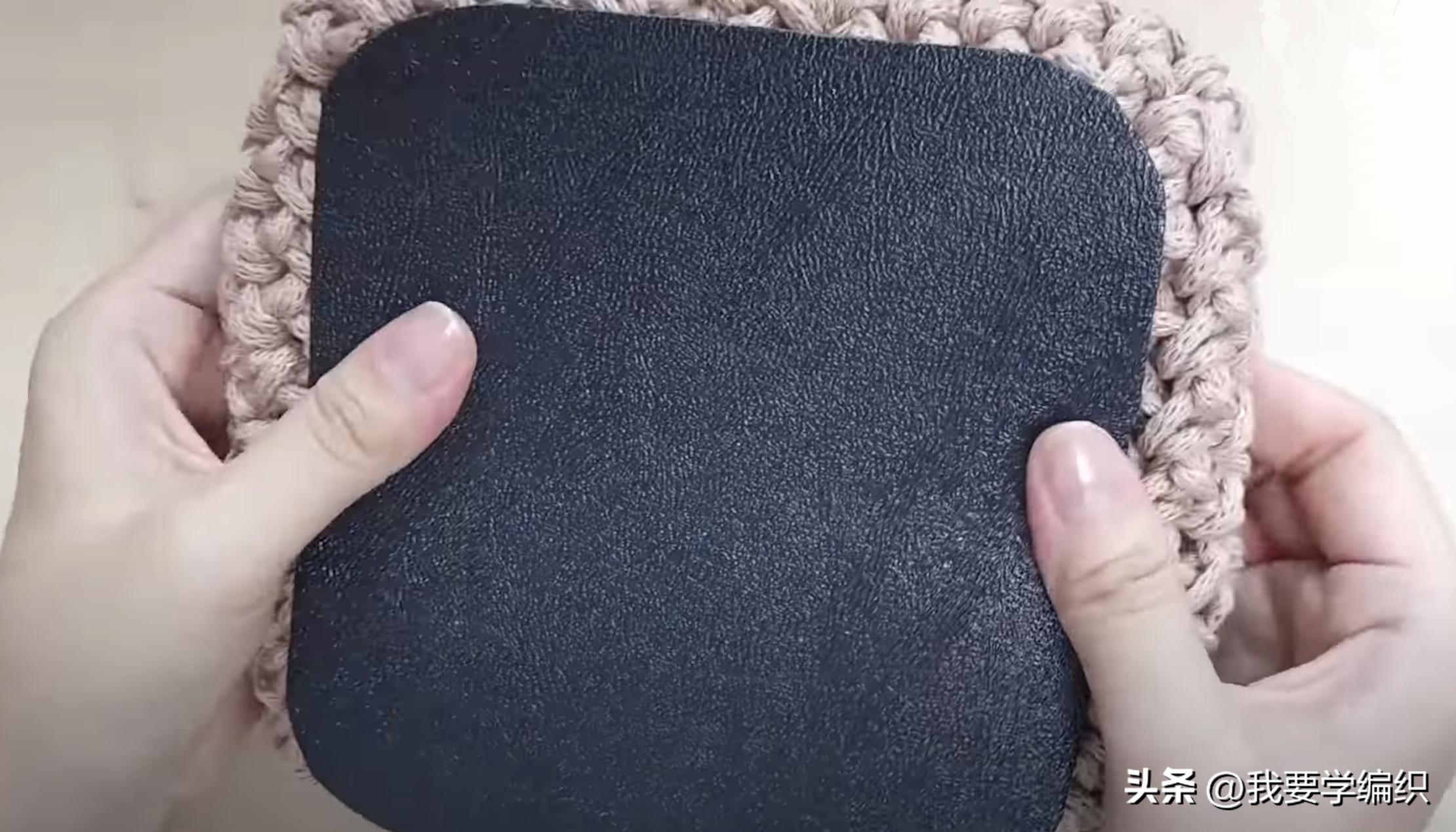 适合小姑娘提的手提包编织教程,小巧型编织包