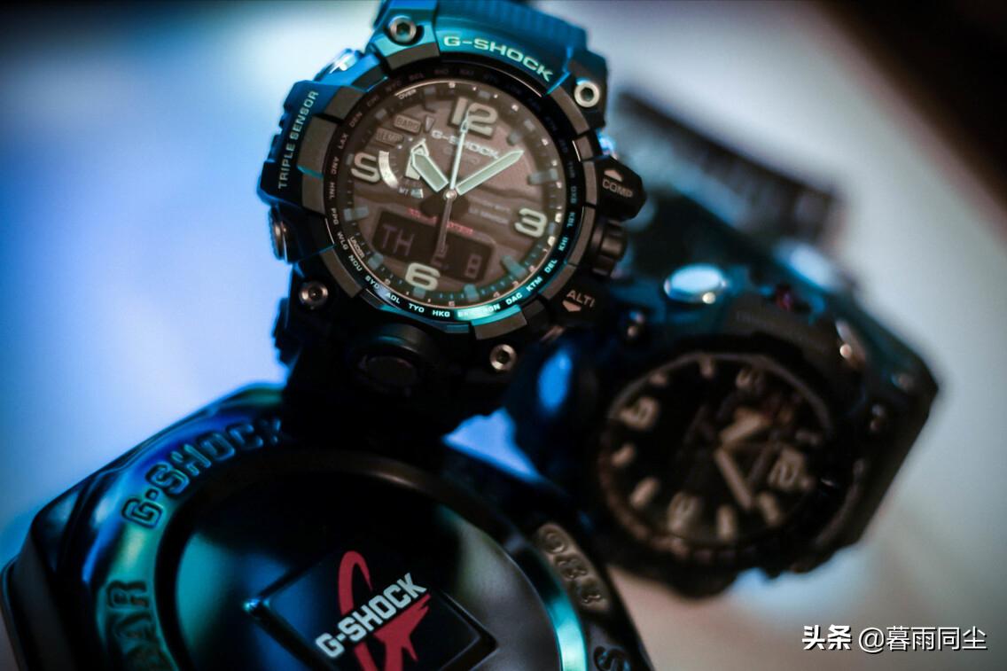 可蓝牙连接的g-shock手表,户外徒步登山旅行背包50l