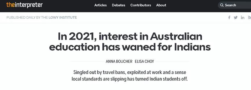 多名专业人士提醒：谨慎选择澳大利亚作为留学目的地！