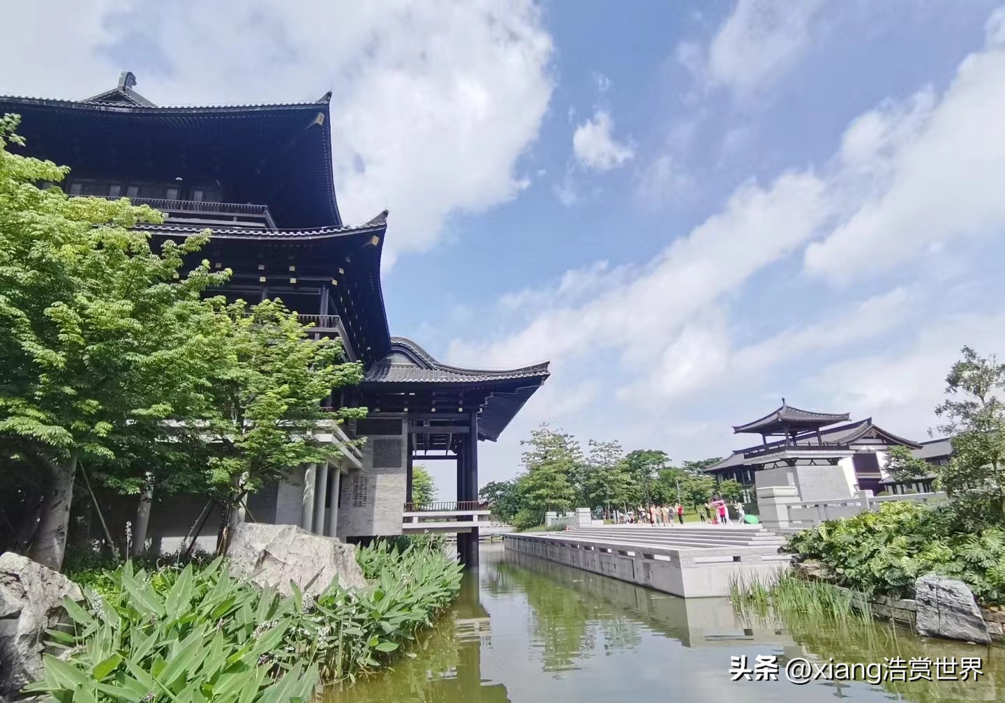 广州最新景点仿古建筑图片,广州新地标古代建筑