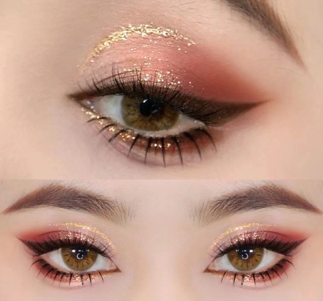 亮片眼影怎么涂好看,儿童星星亮片眼影涂在哪个位置