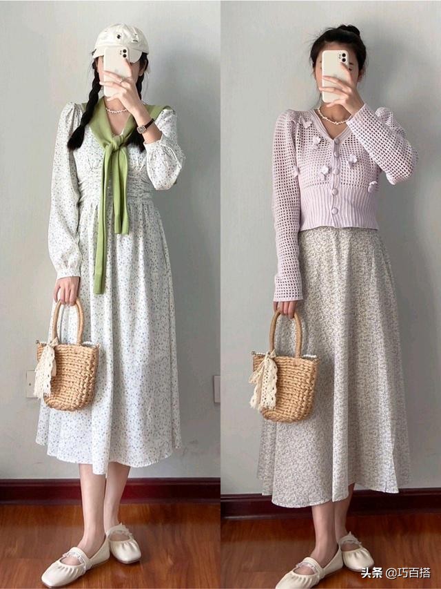 碎花裙穿搭是什么风格,小碎花裙怎么穿搭
