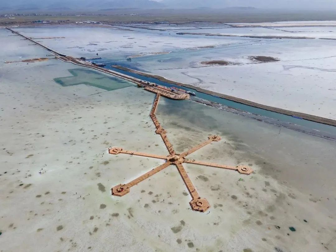 茶卡盐湖全景导览图,茶卡盐湖全景图片