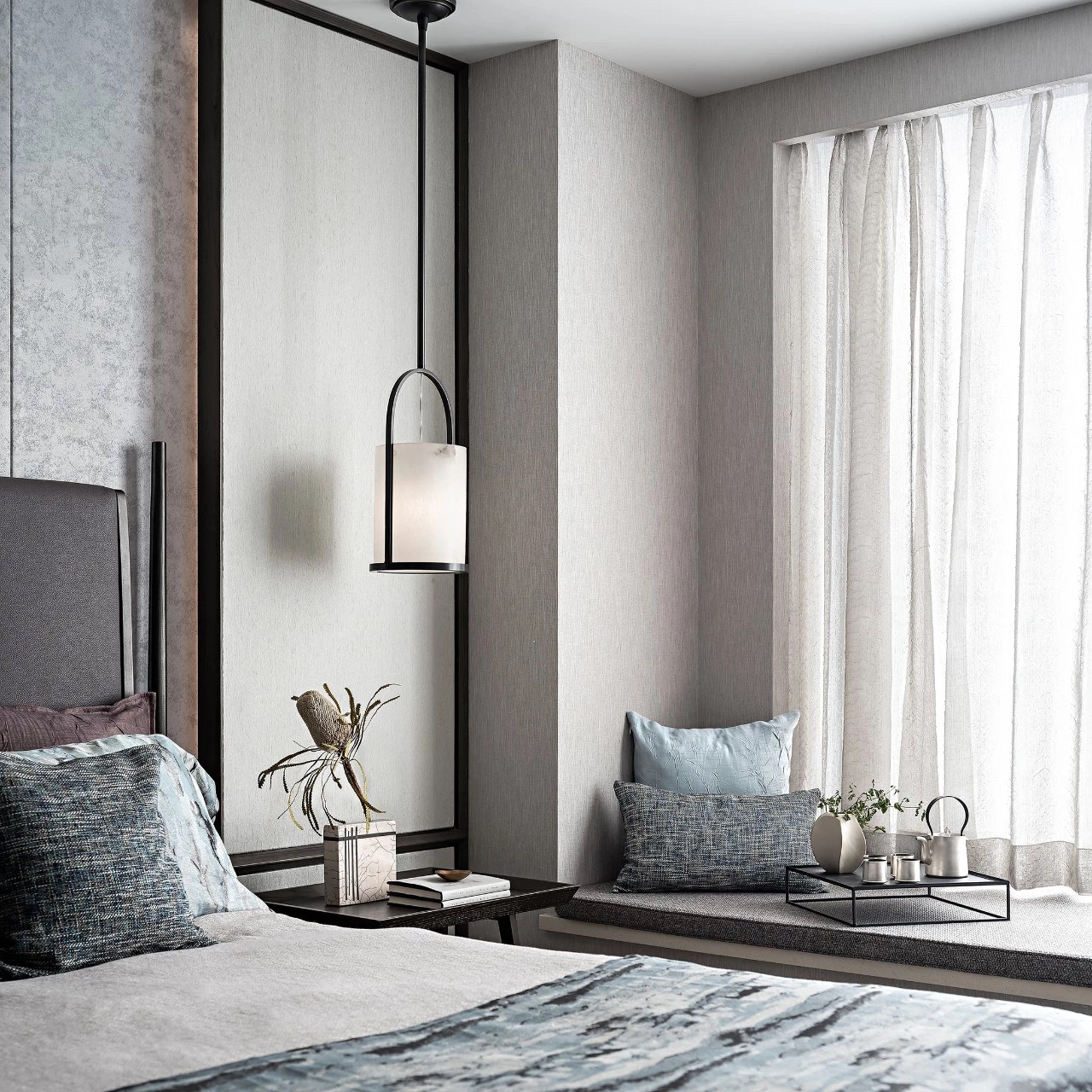 2019卧室飘窗设计获奖图片,卧室飘窗最新款最时尚设计