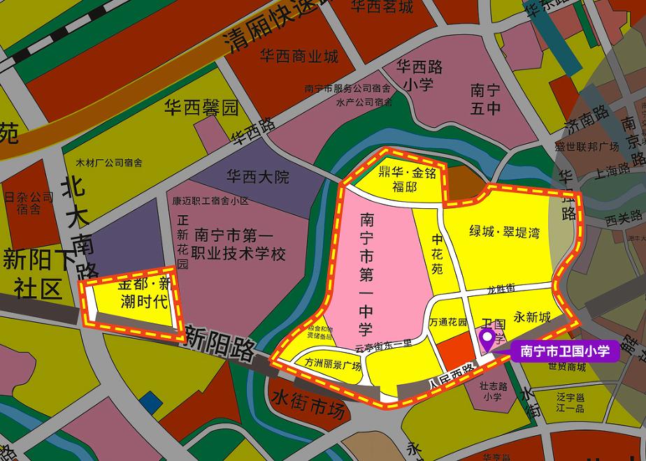 西乡塘区小学地段划分,2021西乡塘区小学划分