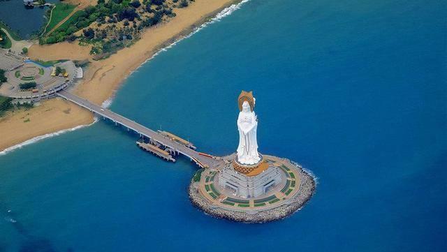 南海观音像耗资8亿高达108米,耗资八亿的南海观音