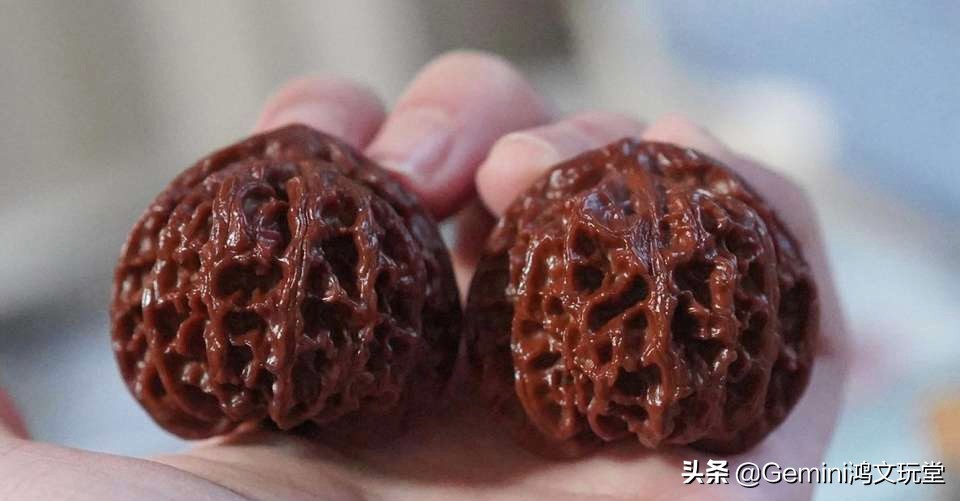 文玩核桃机刷过程,机刷包浆文玩核桃