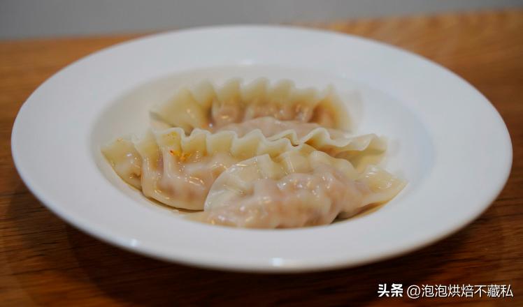 一次吃到三种口味的水饺,一次吃了40个水饺