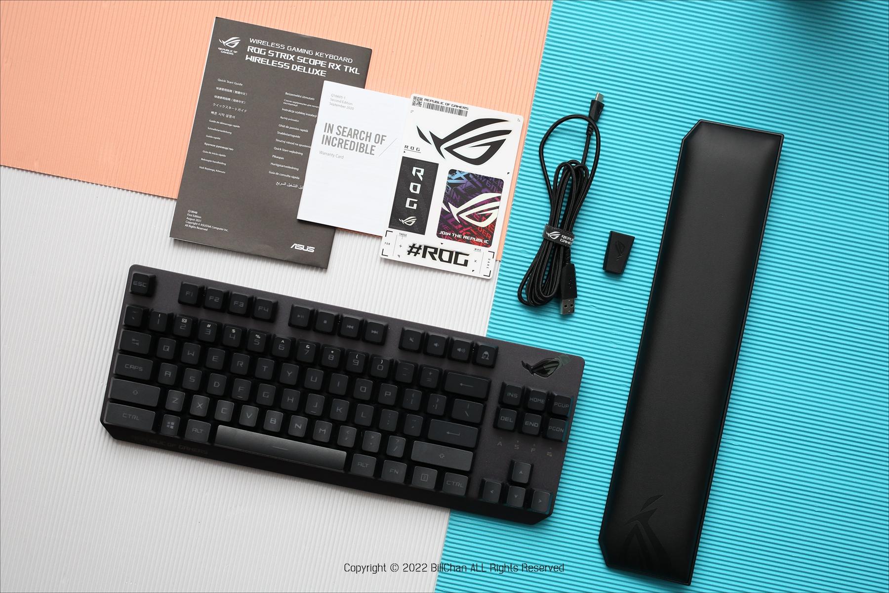 rog游侠nxtkl月曜白键盘测评,rog游侠键盘红轴测评