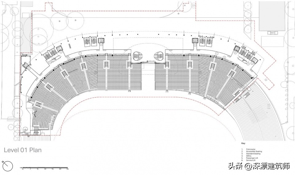 勋爵板球场ComptonEdrich看台，伦敦/WilkinsonEyreArchitects