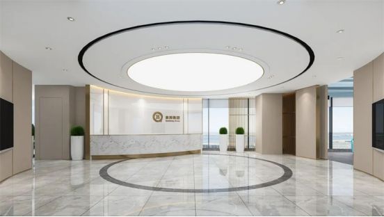 前厅隔断墙装修,前厅设计装修效果图办公室