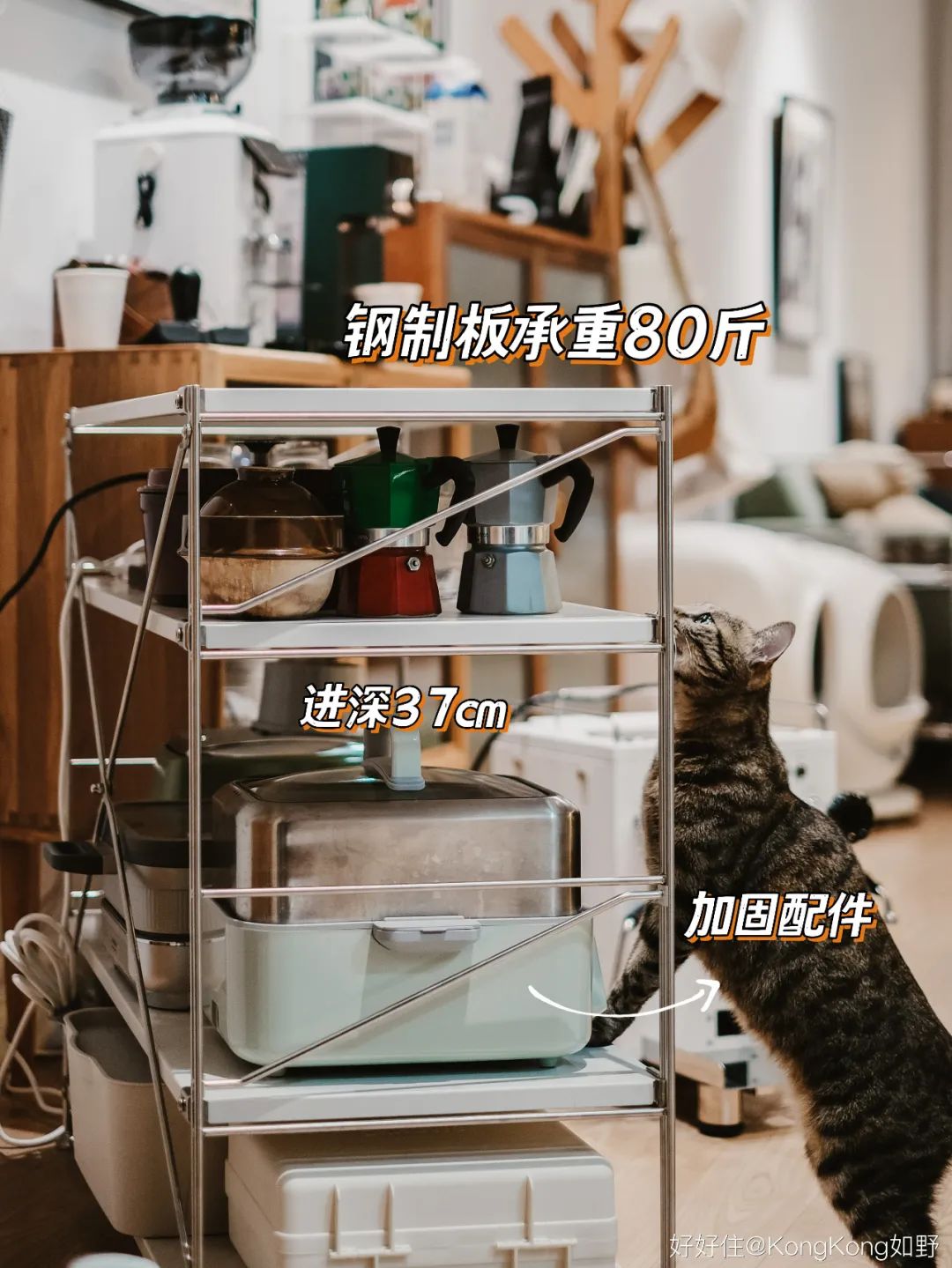 放什么置物架好看又实用,家里杂物太多就入手了这个置物架