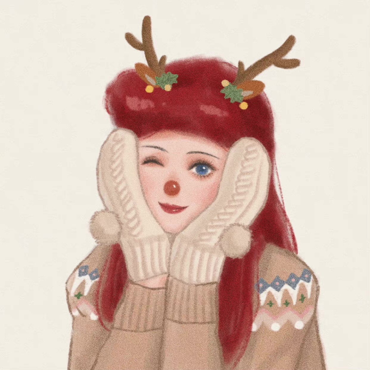 迪士尼公主头像闺蜜手绘可爱卡通,女孩儿闺蜜头像五人迪士尼公主款