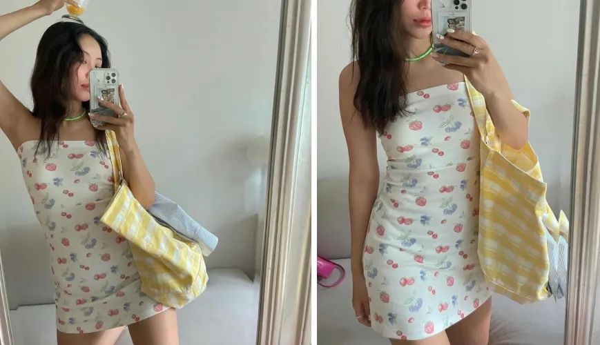 155微胖小个子连衣裙500多的,155微胖女生连衣裙2件套小碎花