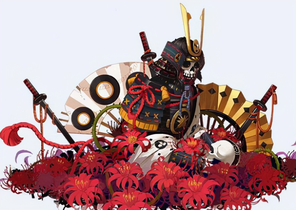 被泷夜叉姬召唤的死亡士兵,灵魂无法安息的巨大骸骨-荒骷髅