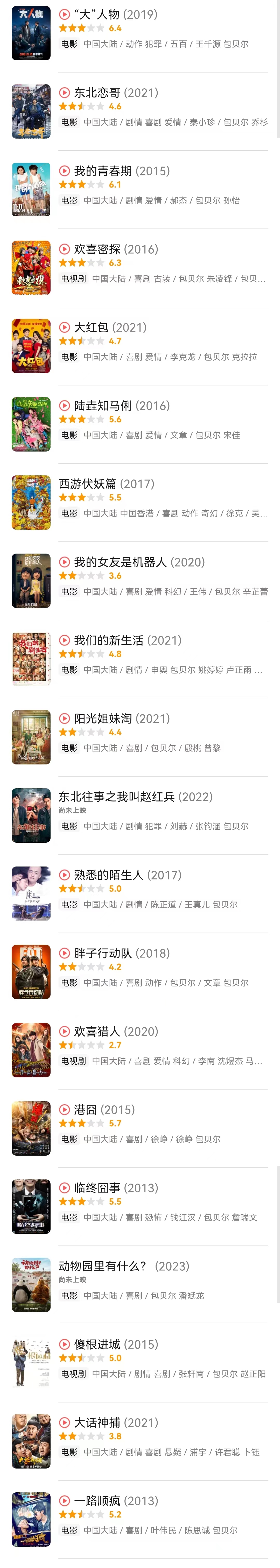 王宝强金扫帚领奖词,金扫帚奖王宝强包贝尔