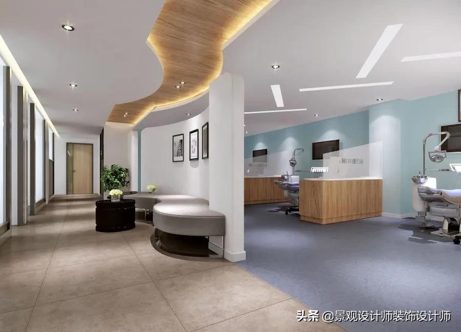 顶级口腔诊所设计图,120平口腔诊所设计案例