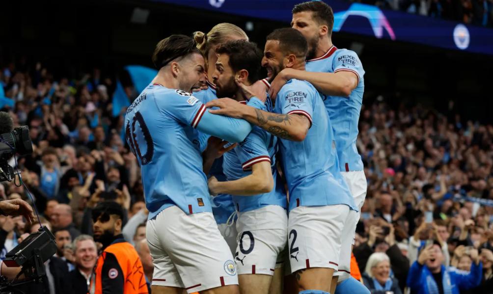 曼城4-0皇马精彩对决,曼城足球联赛半决赛