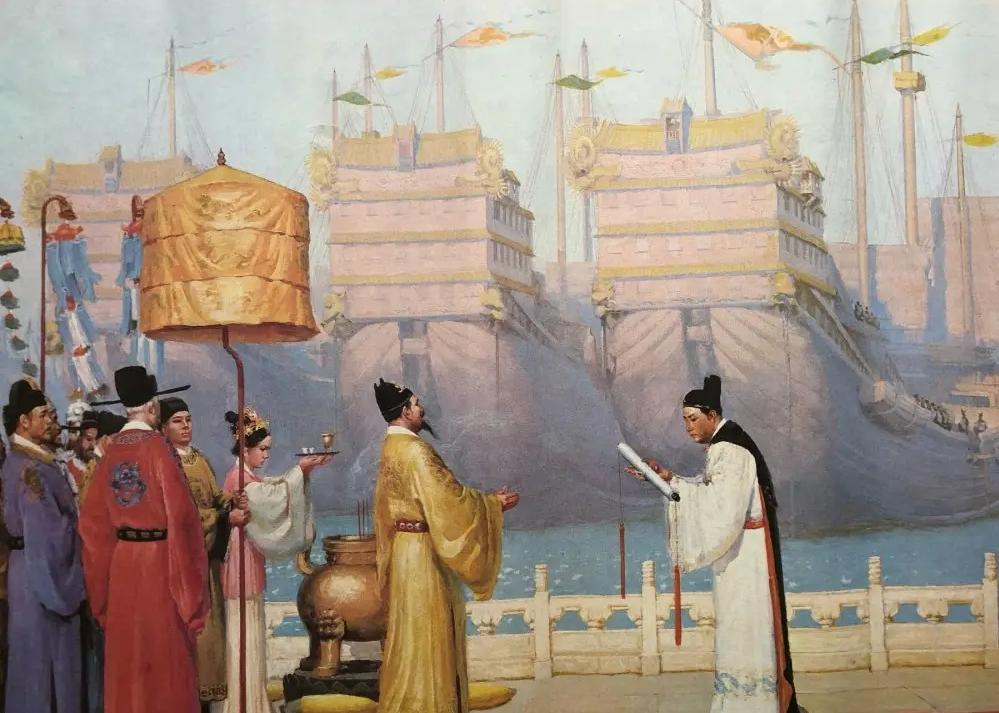 郑和下西洋带的麒麟是现在的什么,郑和带回的兵器盔甲让朱棣大惊