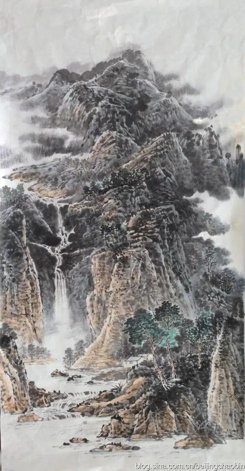 名家余玉奇山水画精品欣赏,古代名家横幅山水画作品欣赏