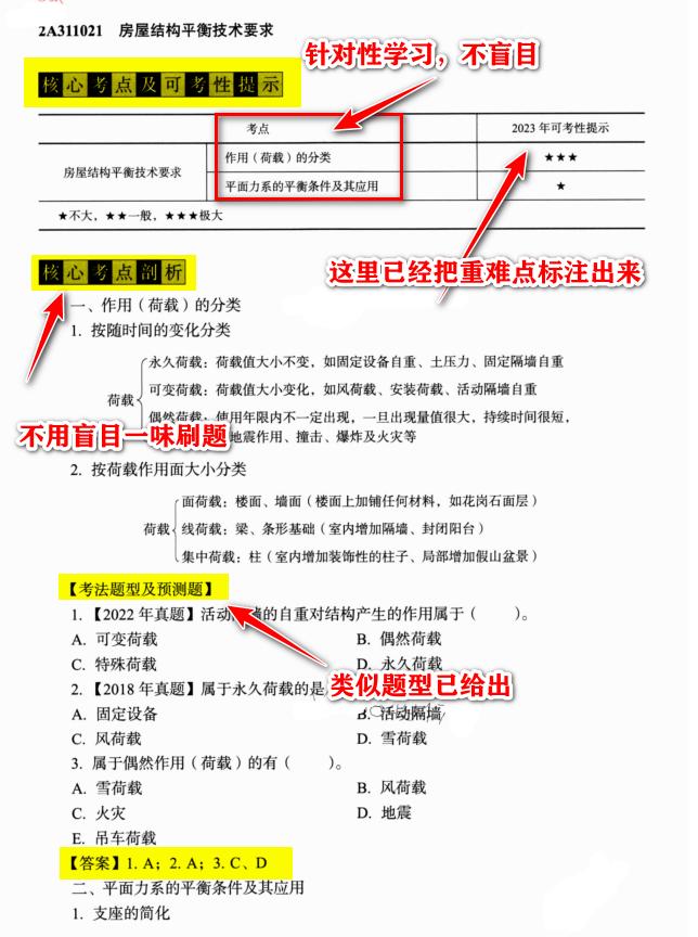 龙炎飞二建建筑怎么通过,2024年二建建筑龙炎飞精讲讲义